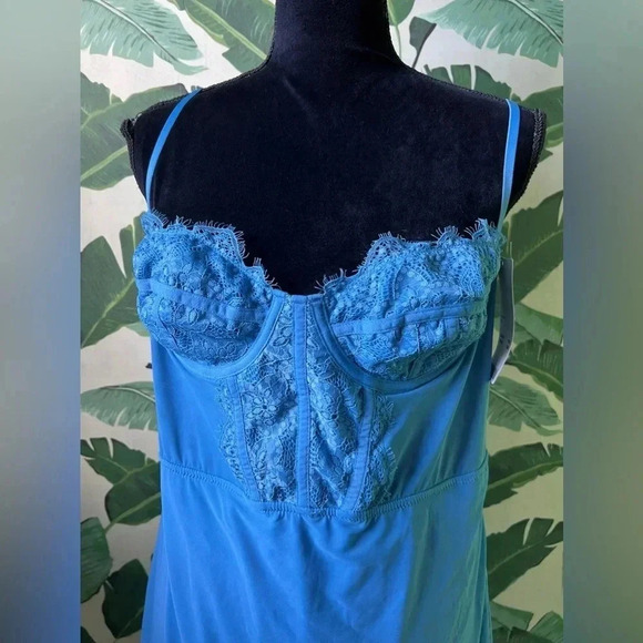 Urban Outfitters Women’s Blue Brenna Bustier Mini Dress XL NWT - Picture 8 of 11